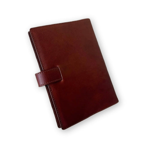 Porte-agenda en cuir