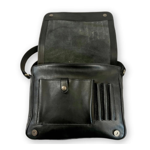 Leather Postman Briefcase - Medium & Large