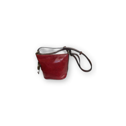 Secchiello piccolo in pelle | Borsa a tracolla Made in Italy – Cuoieria Italiana