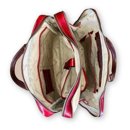 Fenice – Cartella in pelle | Borsa porta computer a doppio scomparto Made in Italy – Cuoieria Italiana