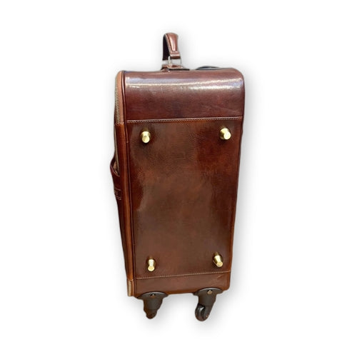 Trolley in pelle | Valigia artigianale Made in Italy – Cuoieria Italiana