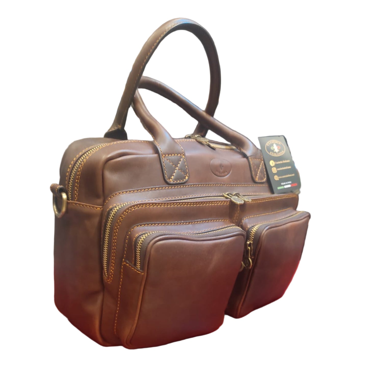 Tortue - Mallette compacte en cuir