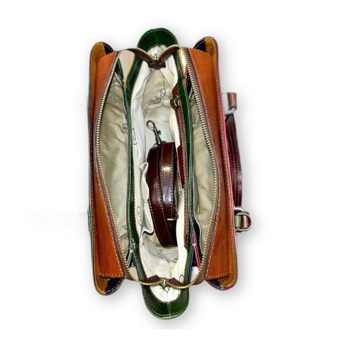 Multicolor 3-compartment trunk
