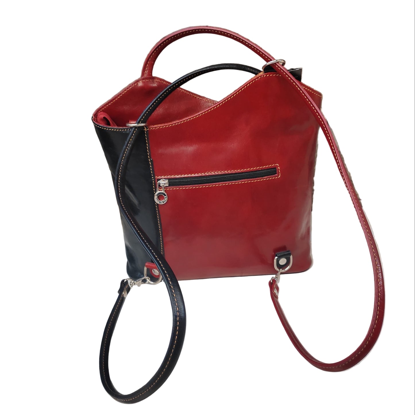 Borsa-Zaino media classica in pelle | Artigianale – Cuoieria Italiana