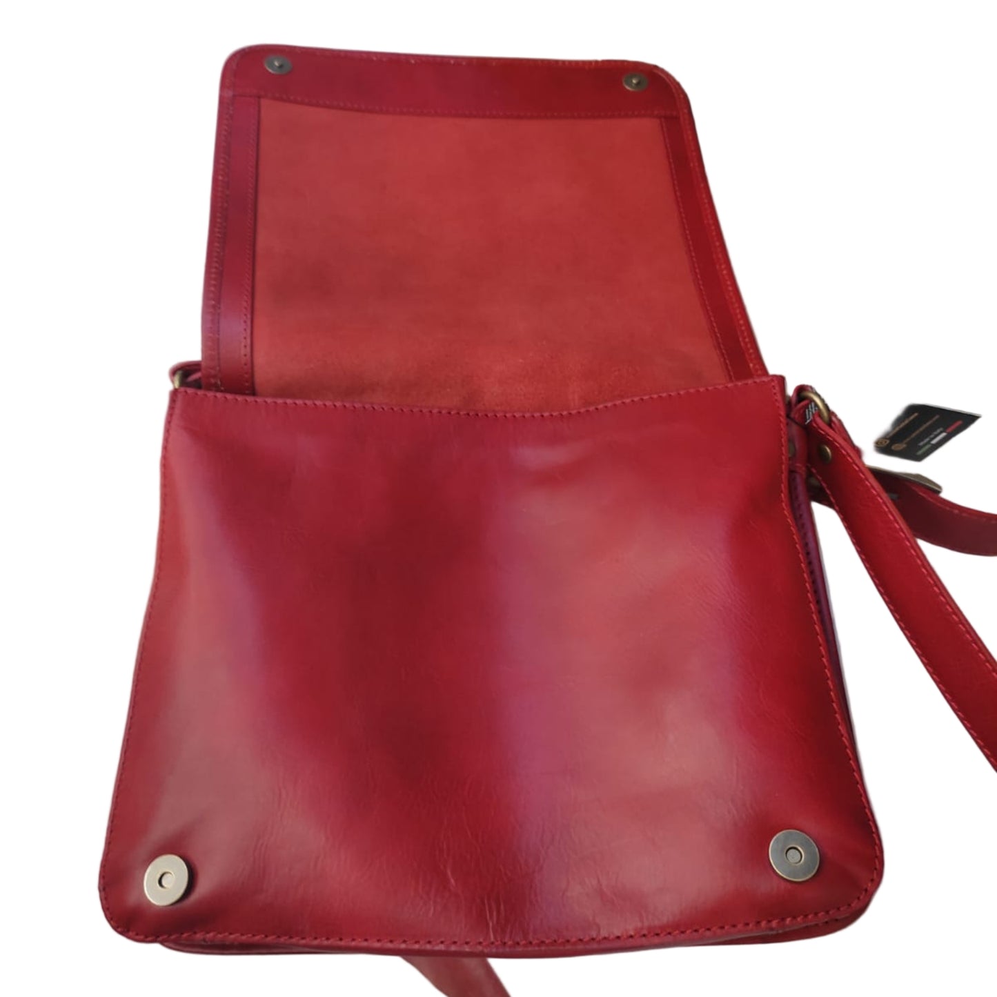 Postino cartella in pelle da uomo – Borsa a doppio scomparto | Made in Italy – Cuoieria Italiana