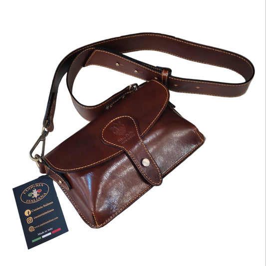 Pochette marsupio da donna in pelle | Made in Italy – Cuoieria Italiana
