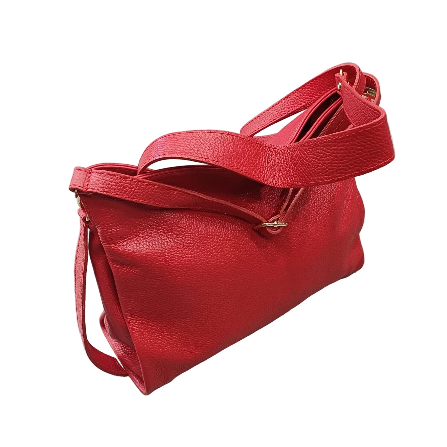 Shopper in vitello martellato da donna – Borsa in pelle Made in Italy | Cuoieria Italiana