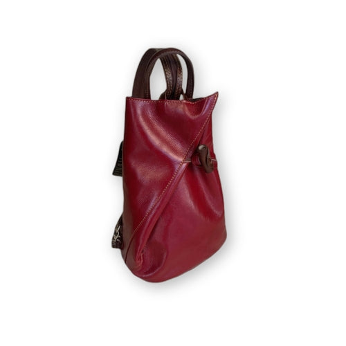 Zaino da donna in vera pelle trasformabile | Artigianale Made in Italy – Cuoieria Italiana