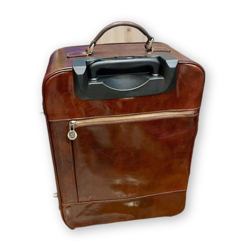Trolley in pelle | Valigia artigianale Made in Italy – Cuoieria Italiana