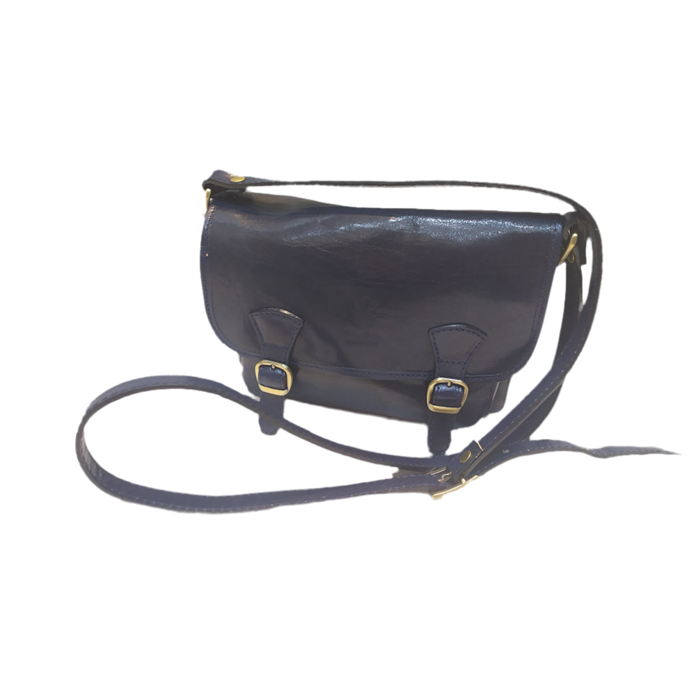 Borsa Postino unicolor in pelle | Borsa da donna Made in Italy – Cuoieria Italiana