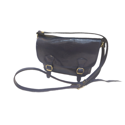 Borsa Postino unicolor in pelle | Borsa da donna Made in Italy – Cuoieria Italiana