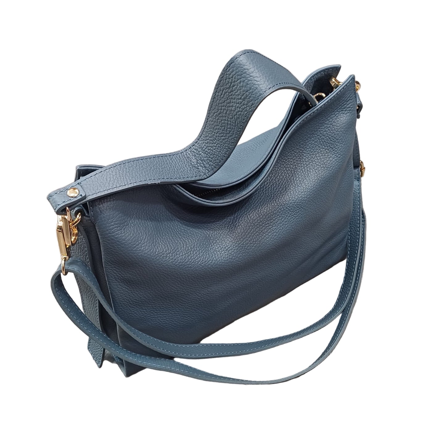 Shopper in vitello martellato da donna – Borsa in pelle Made in Italy | Cuoieria Italiana