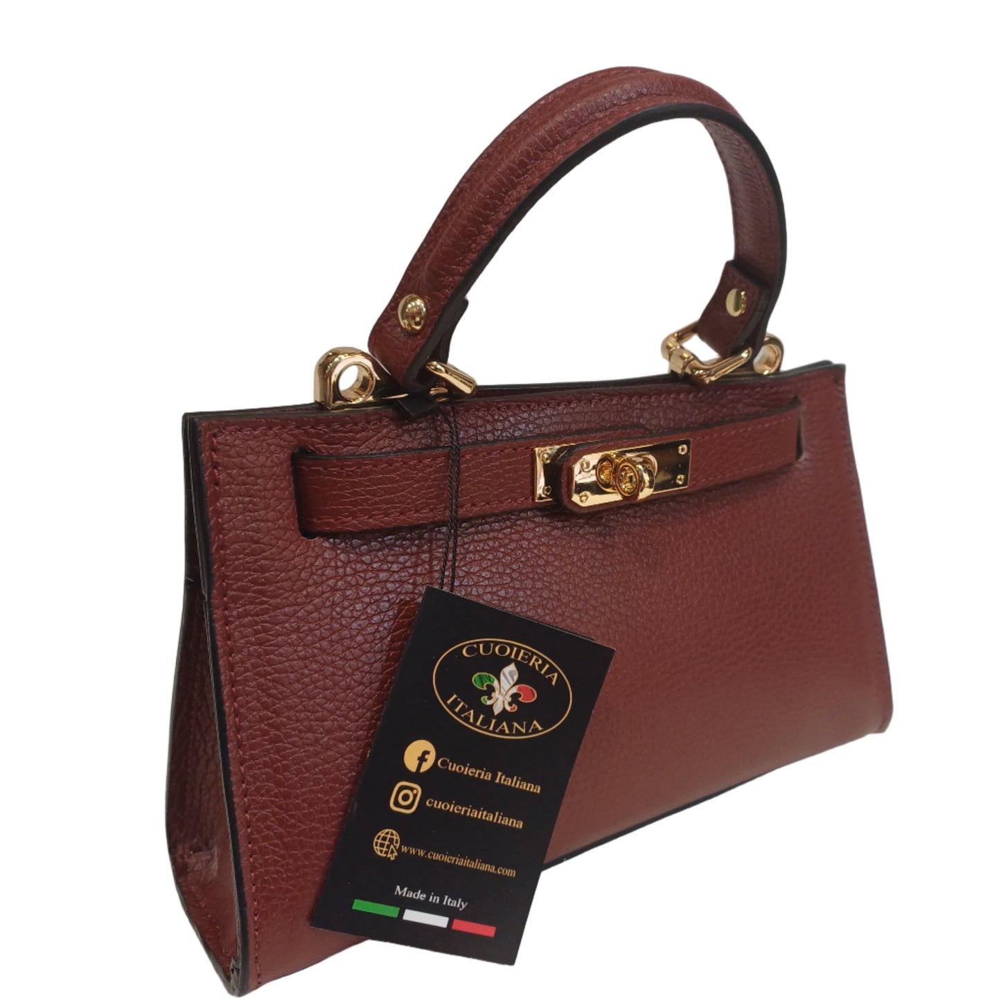 Gala – Borsa rigida in pelle da donna | Elegante Made in Italy – Cuoieria Italiana