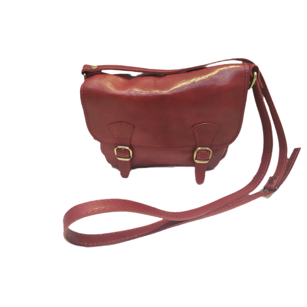 Borsa Postino unicolor in pelle | Borsa da donna Made in Italy – Cuoieria Italiana