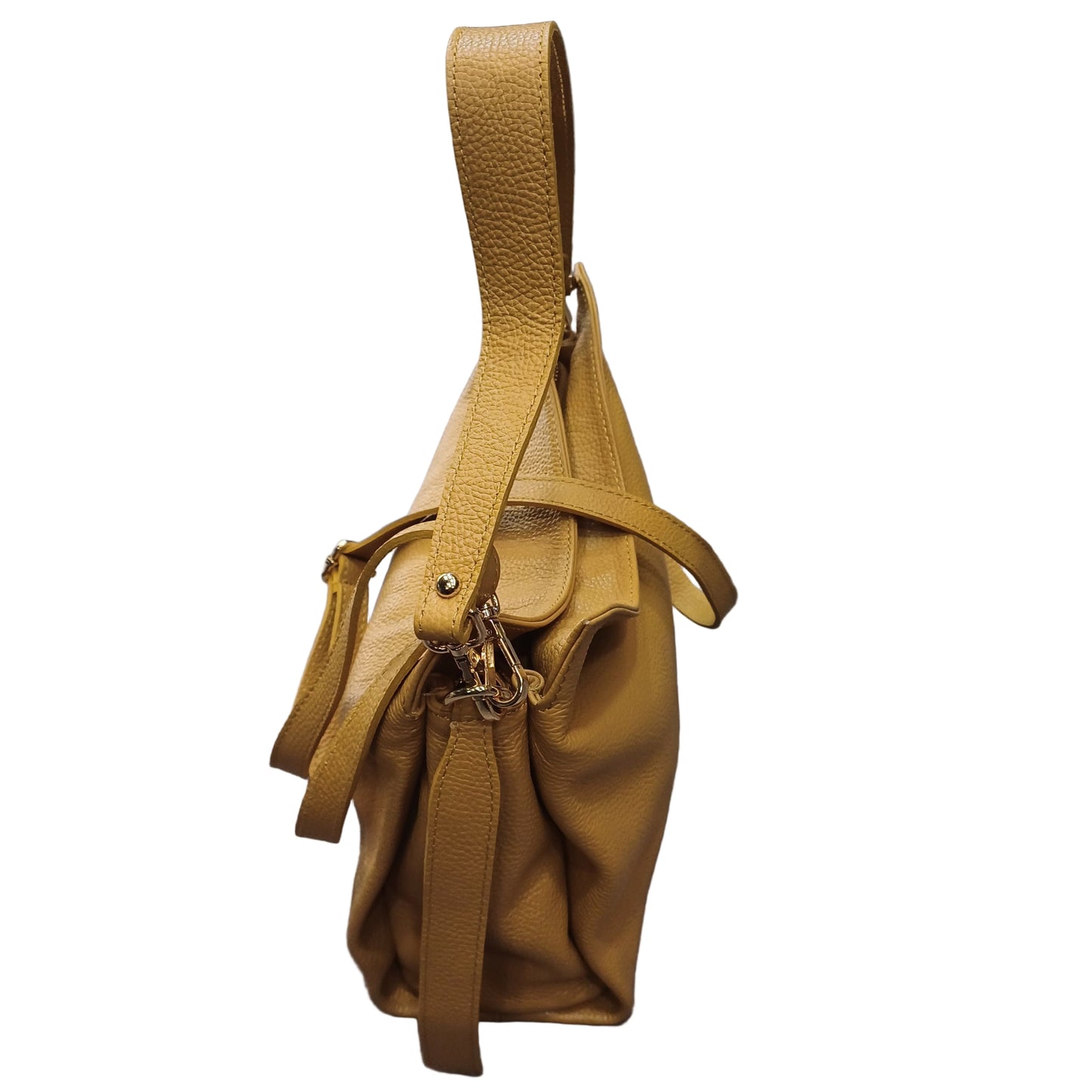 Shopper in vitello martellato da donna – Borsa in pelle Made in Italy | Cuoieria Italiana