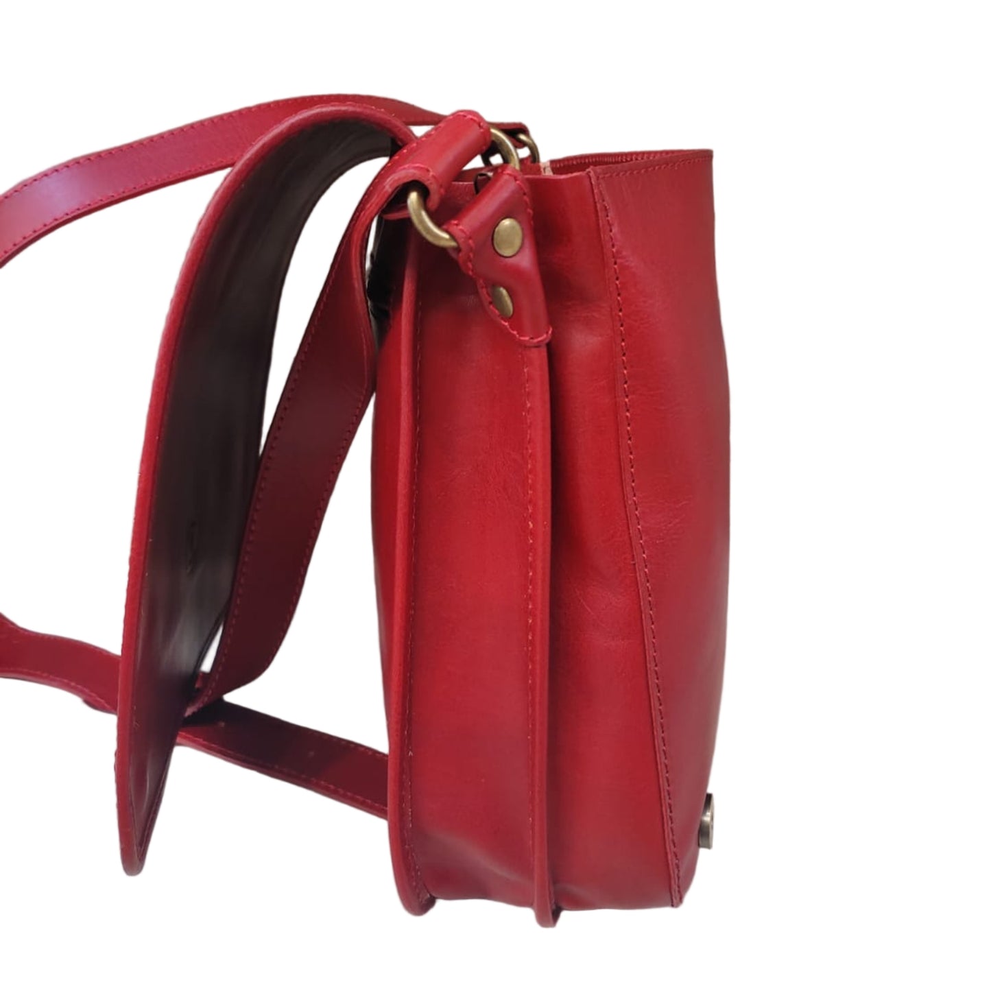 Postino cartella in pelle da uomo – Borsa a doppio scomparto | Made in Italy – Cuoieria Italiana