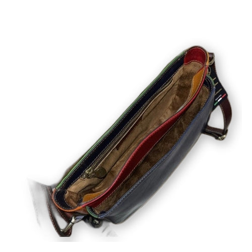 Multicolor postman bag