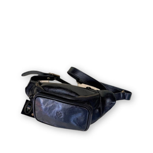 Leather bum bag medium size