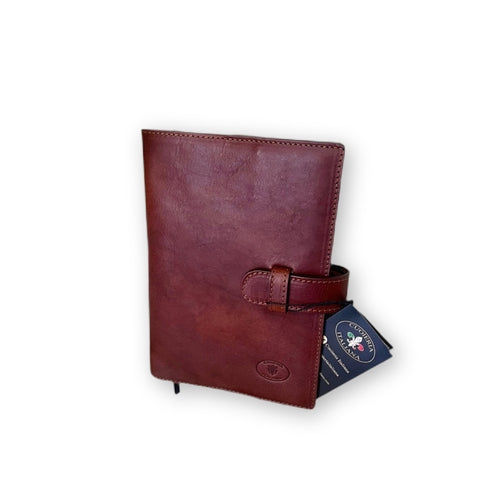 Porte-agenda en cuir