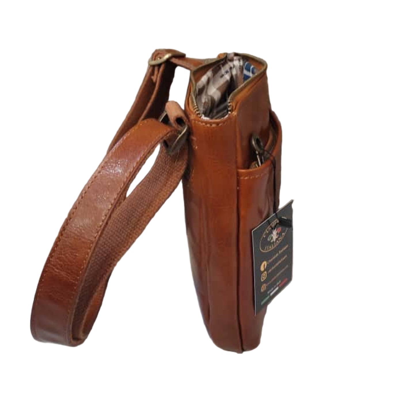 Borsello Wild in pelle da uomo – In cuoio artigianale | Made in Italy – Cuoieria Italiana