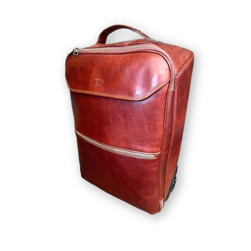 Valigia in cuoio | Trolley artigianale Made in Italy – Cuoieria Italiana