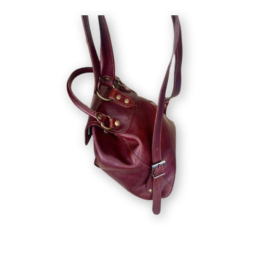 Classic Medium Leather Backpack - Hunter Style