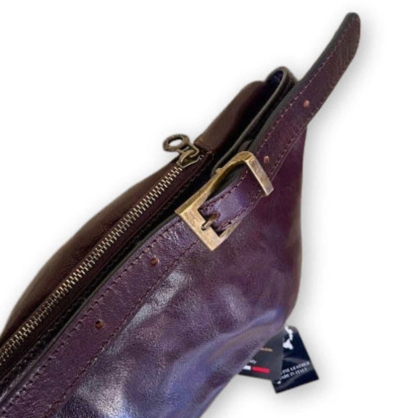 Marsupio in pelle taglia media | Artigianale unisex Made in Italy – Cuoieria Italiana