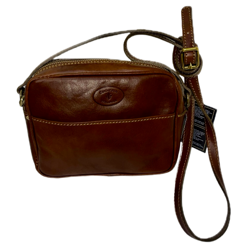 Borsa modello saponetta in pelle naturale | Artigianale Made in Italy – Cuoieria Italiana