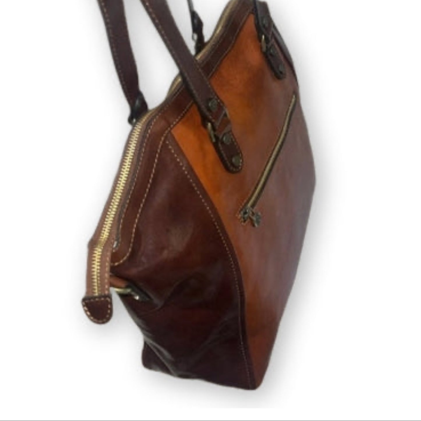 Maxy Bag multicolor in pelle | Borsa grande da donna Made in Italy – Cuoieria Italiana