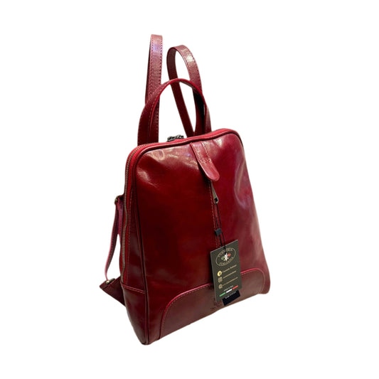 Liberty Zaino compatto in Pelle | Zaino uomo donna italiano