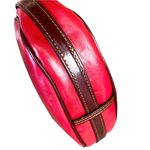 Eterna - borsa piccola in pelle a mezzaluna sotto