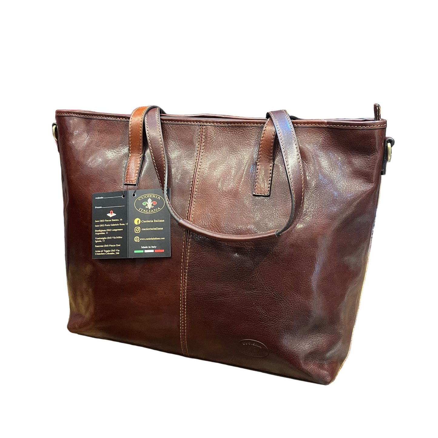 Andromeda – Borsa da donna in pelle porta computer | Artigianale Made in Italy – Cuoieria Italiana