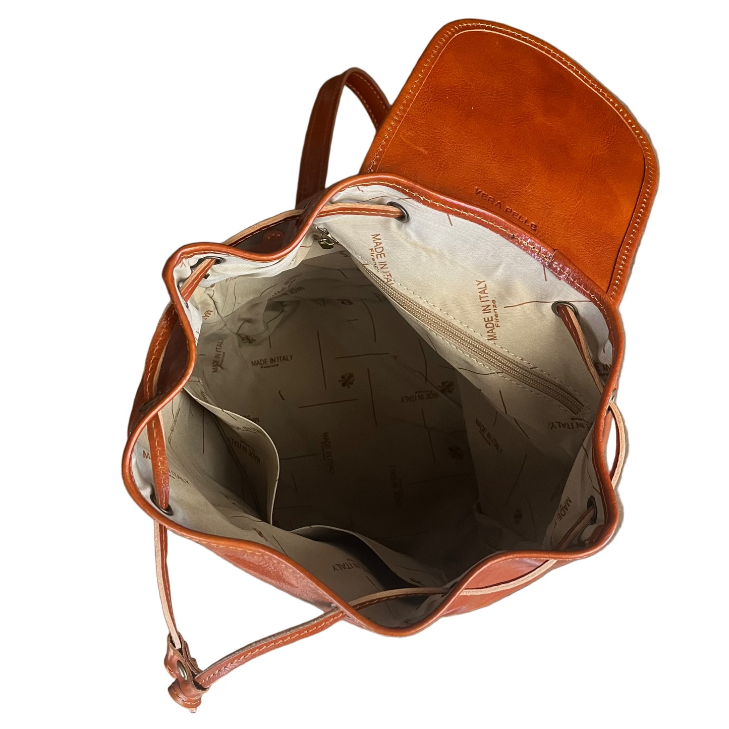 Zaino classico in pelle | Zaino unisex artigianale Made in Italy – Cuoieria Italiana