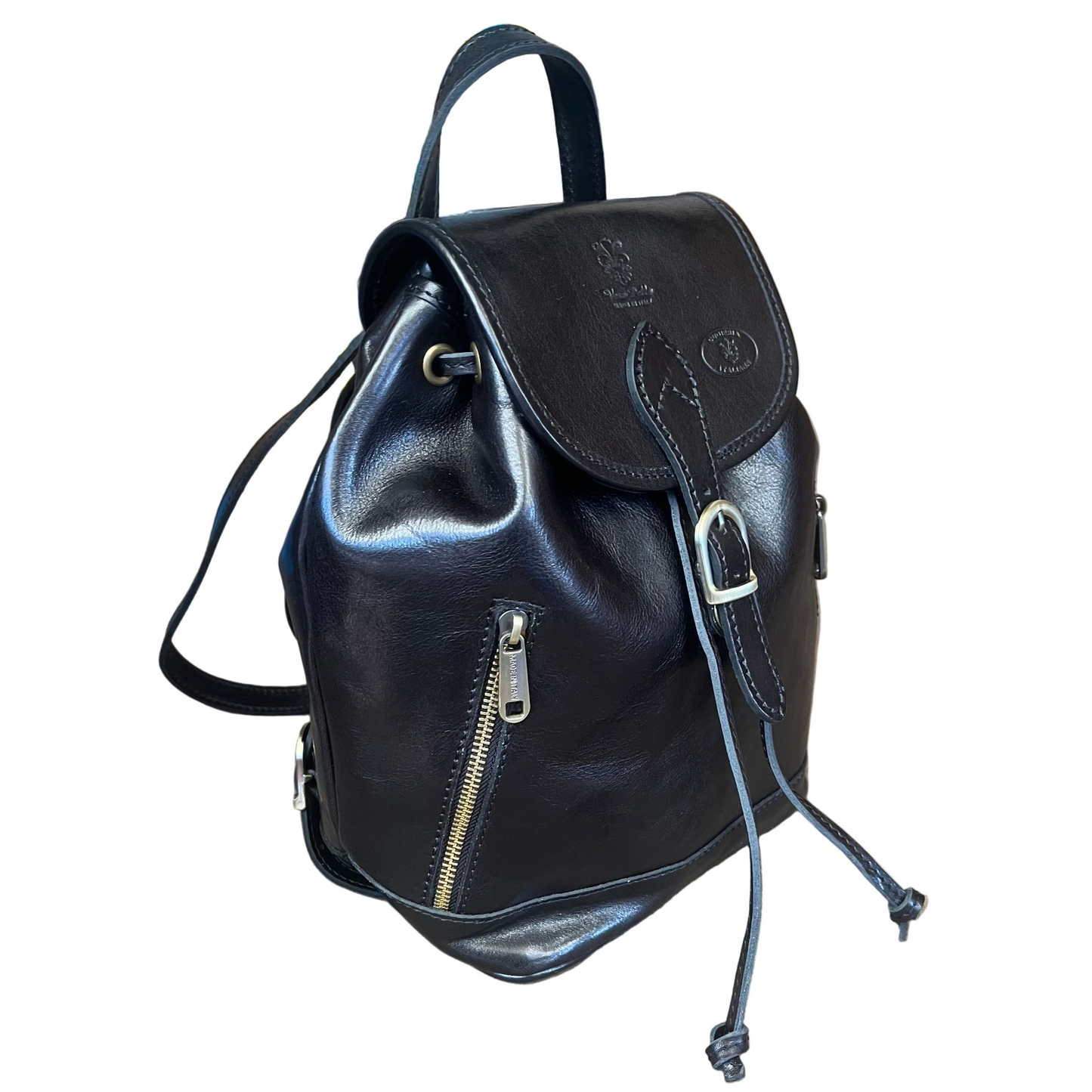 Zaino classico in pelle | Zaino unisex artigianale Made in Italy – Cuoieria Italiana