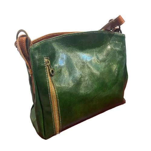 Ferrari – Borsa a spalla e tracolla in pelle da donna | Artigianale Made in Italy – Cuoieria Italiana