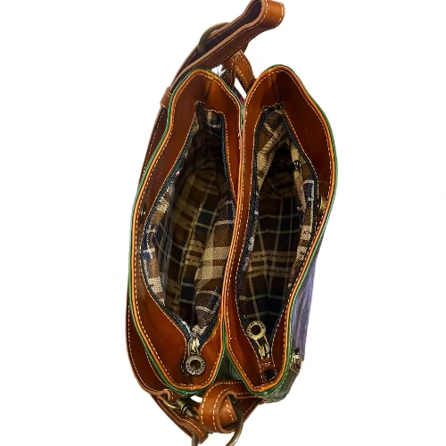 Ferrari – Borsa a spalla e tracolla in pelle da donna | Artigianale Made in Italy – Cuoieria Italiana