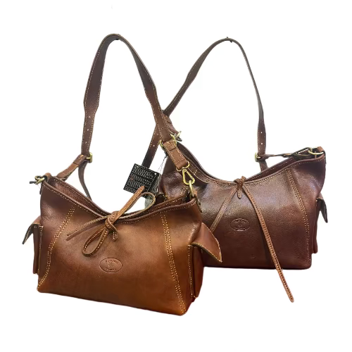 Borsa Giglio in pelle