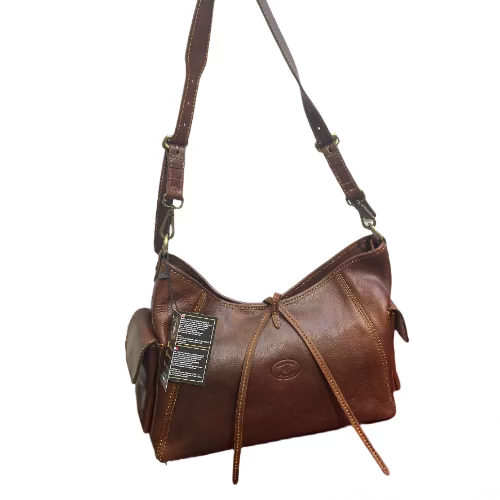 Borsa Giglio in pelle