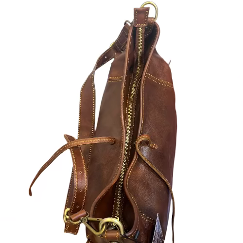 Borsa Giglio in pelle