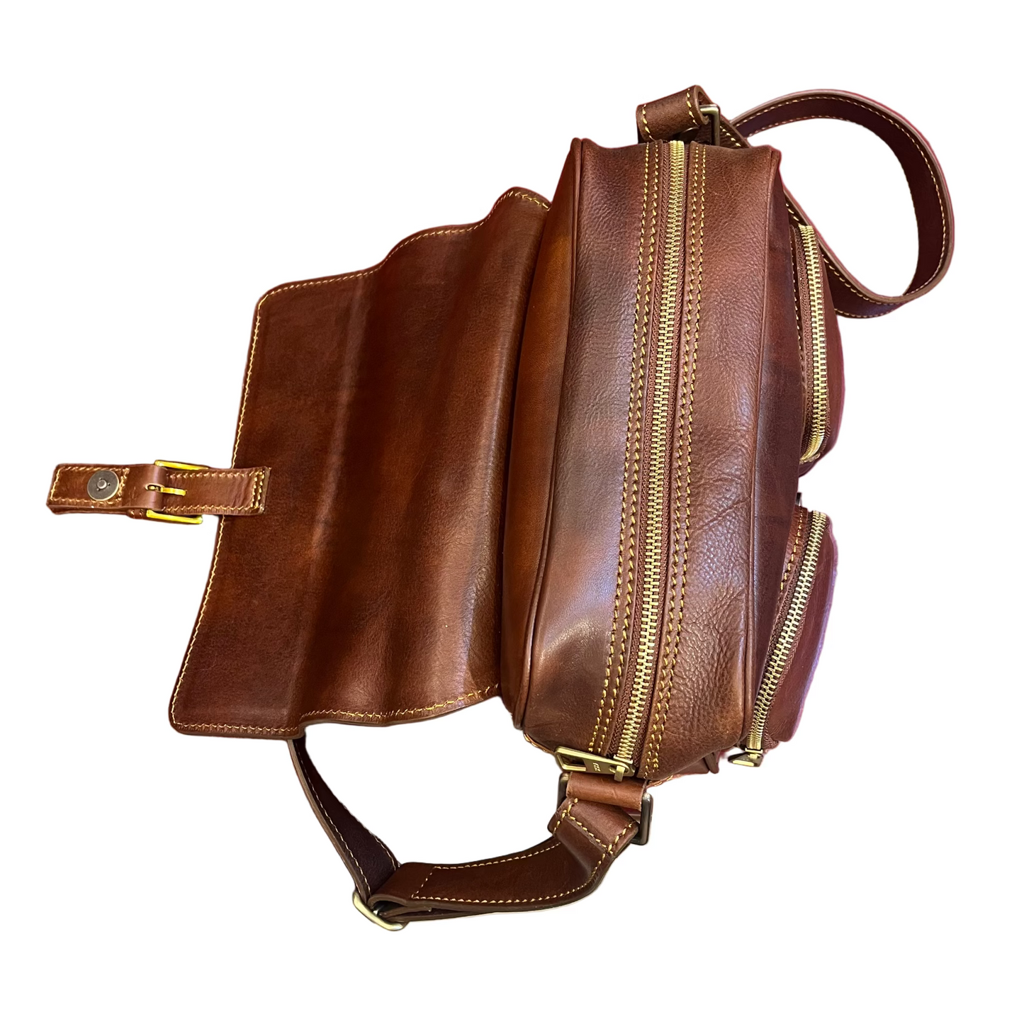 Postino Grande Tasca – Borsa classica in pelle da donna | Artigianale Made in Italy – Cuoieria Italiana