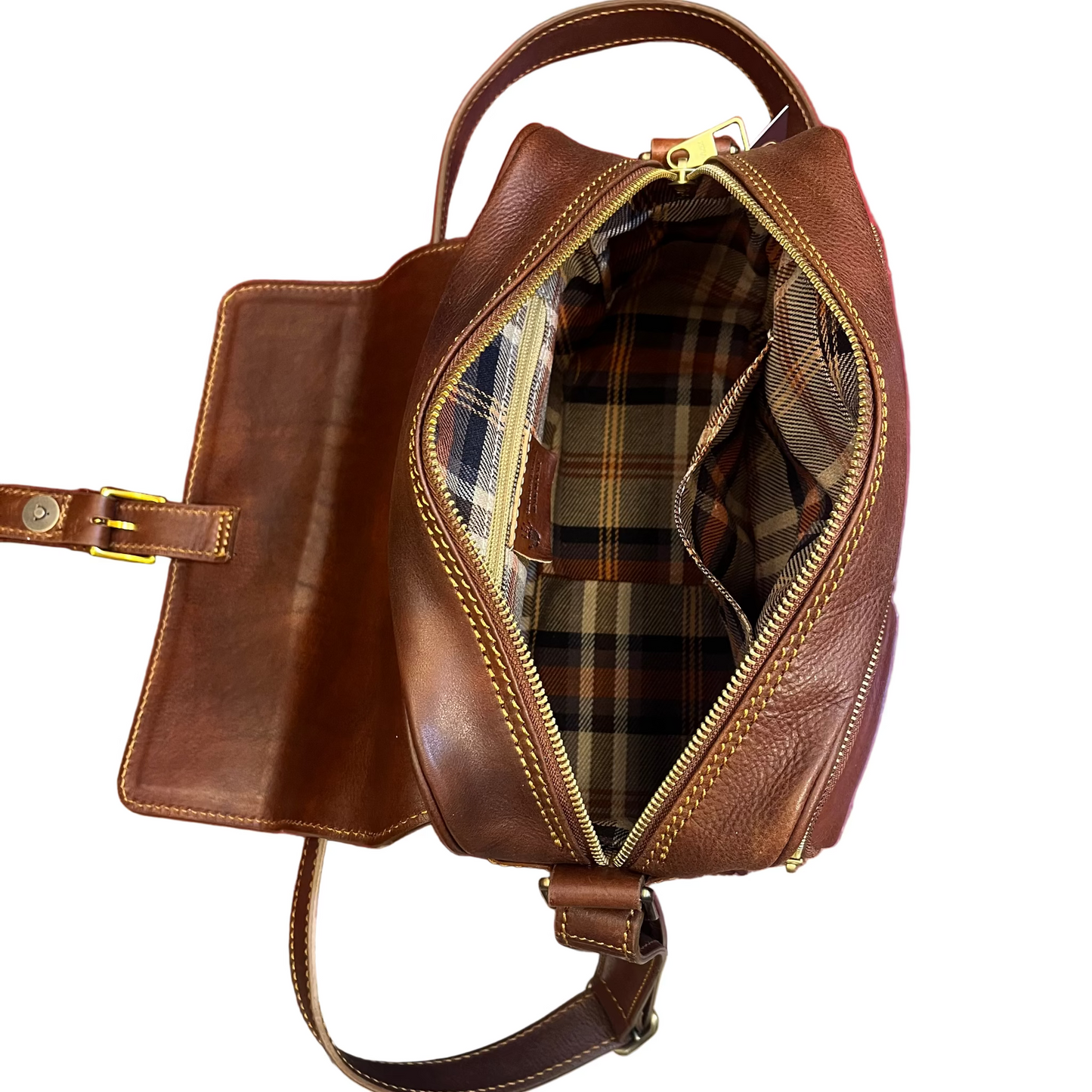 Postino Grande Tasca – Borsa classica in pelle da donna | Artigianale Made in Italy – Cuoieria Italiana