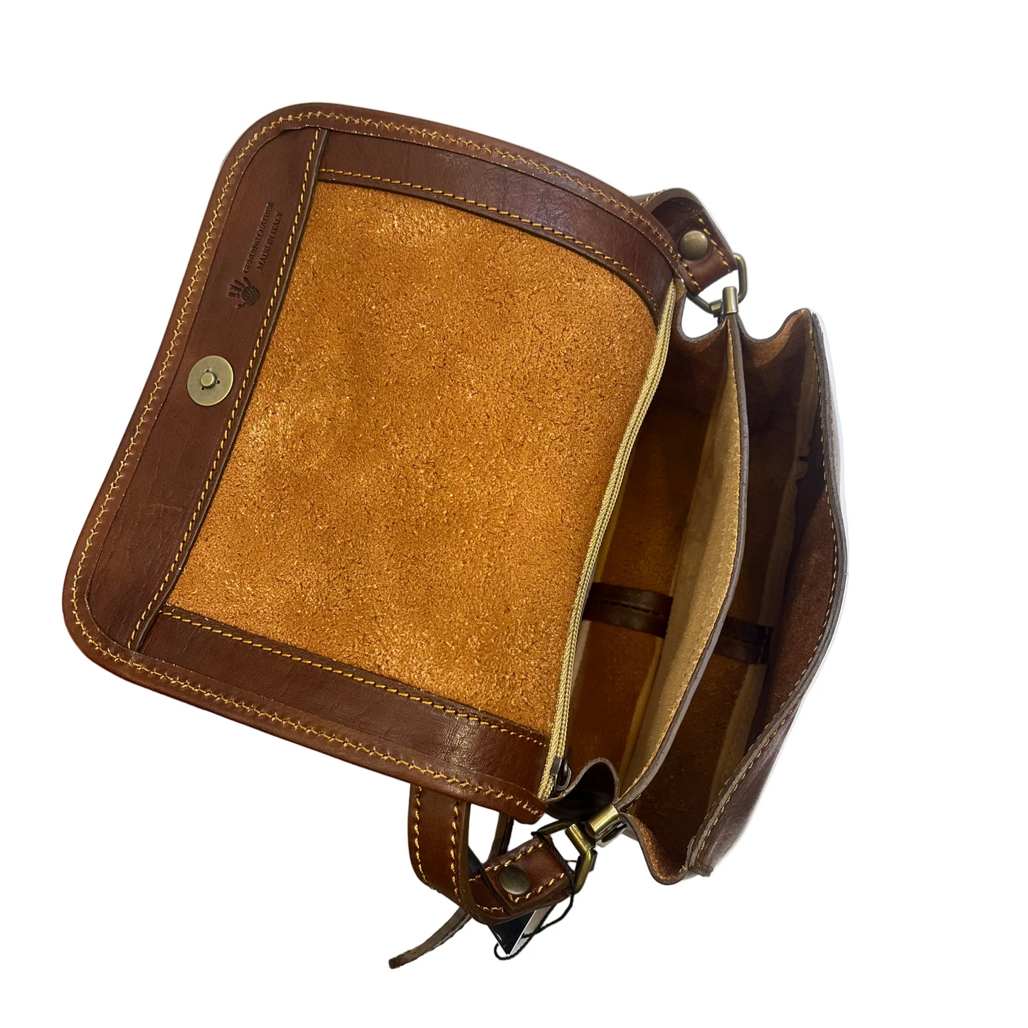 Borsa postino piccola in pelle da donna – Classica e artigianale | Made in Italy – Cuoieria Italiana