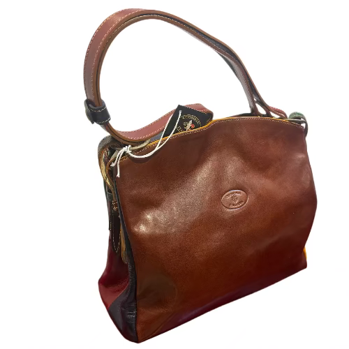 Ferrari Multicolor | Borsa a spalla e tracolla in pelle