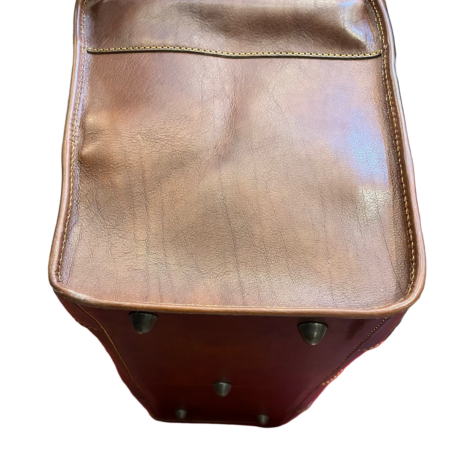 Borsa da medico in pelle | Valigia media e grande con ferro-Cuoieria Italiana