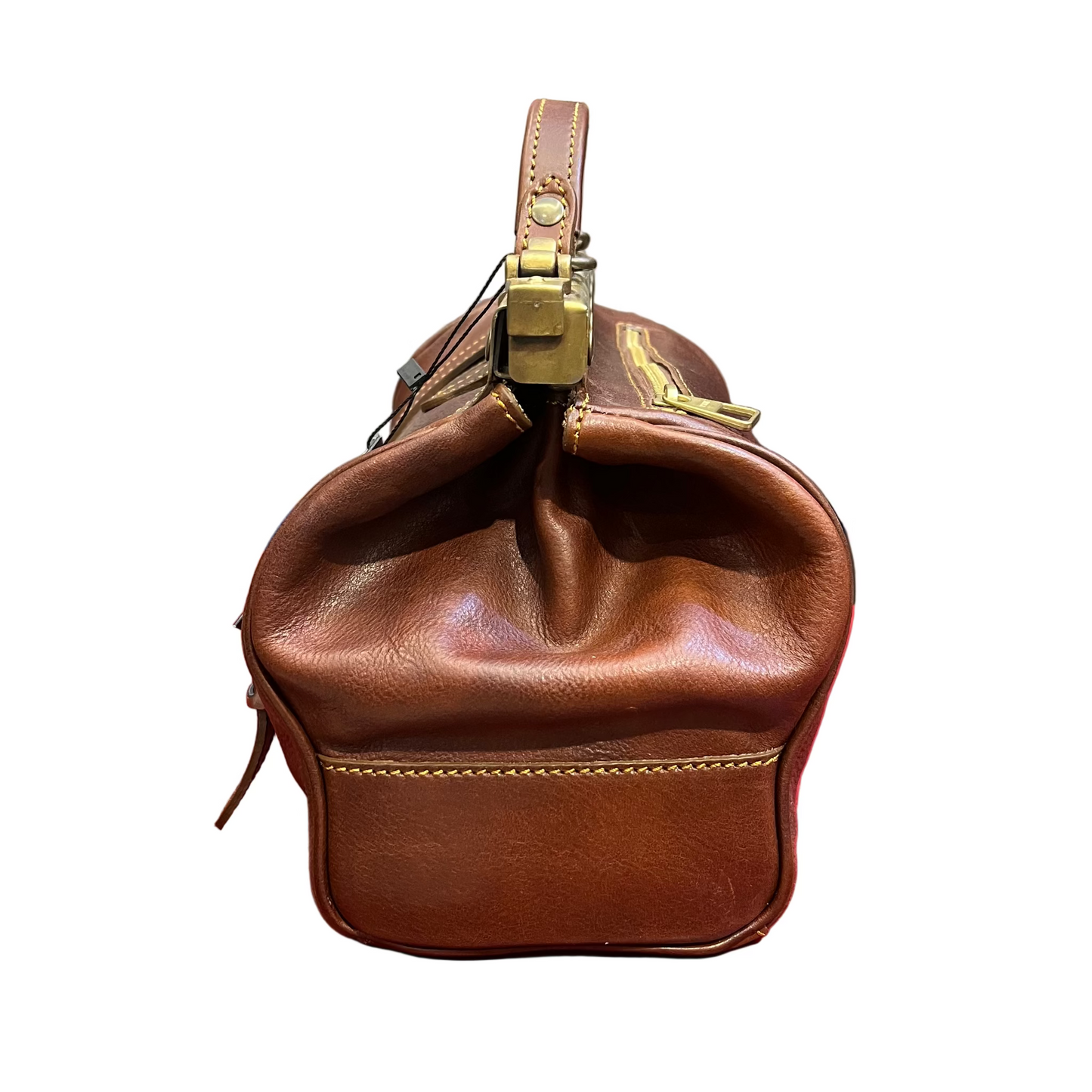 Borsa da dottore in pelle | Borsa piccola da medico con ferro Made in Italy – Cuoieria Italiana