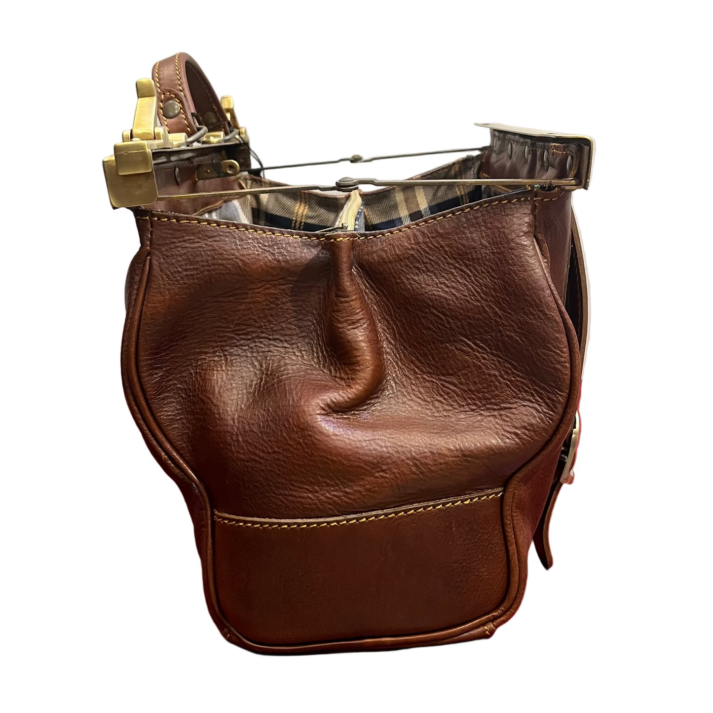 Borsa da dottore in pelle | Borsa piccola da medico con ferro Made in Italy – Cuoieria Italiana