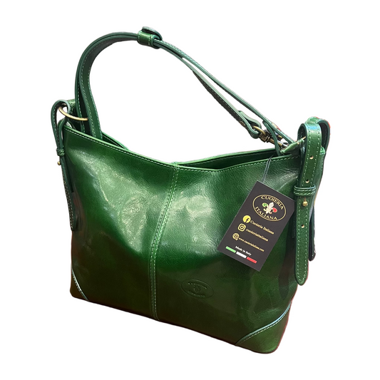 Elegance – Borsa compatta in pelle da donna | Made in Italy – Cuoieria Italiana
