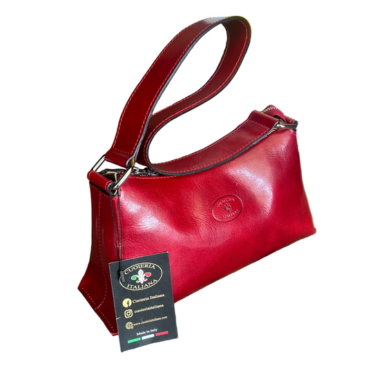 Minerva borsa made in Italy | Borsa a spalla in pelle