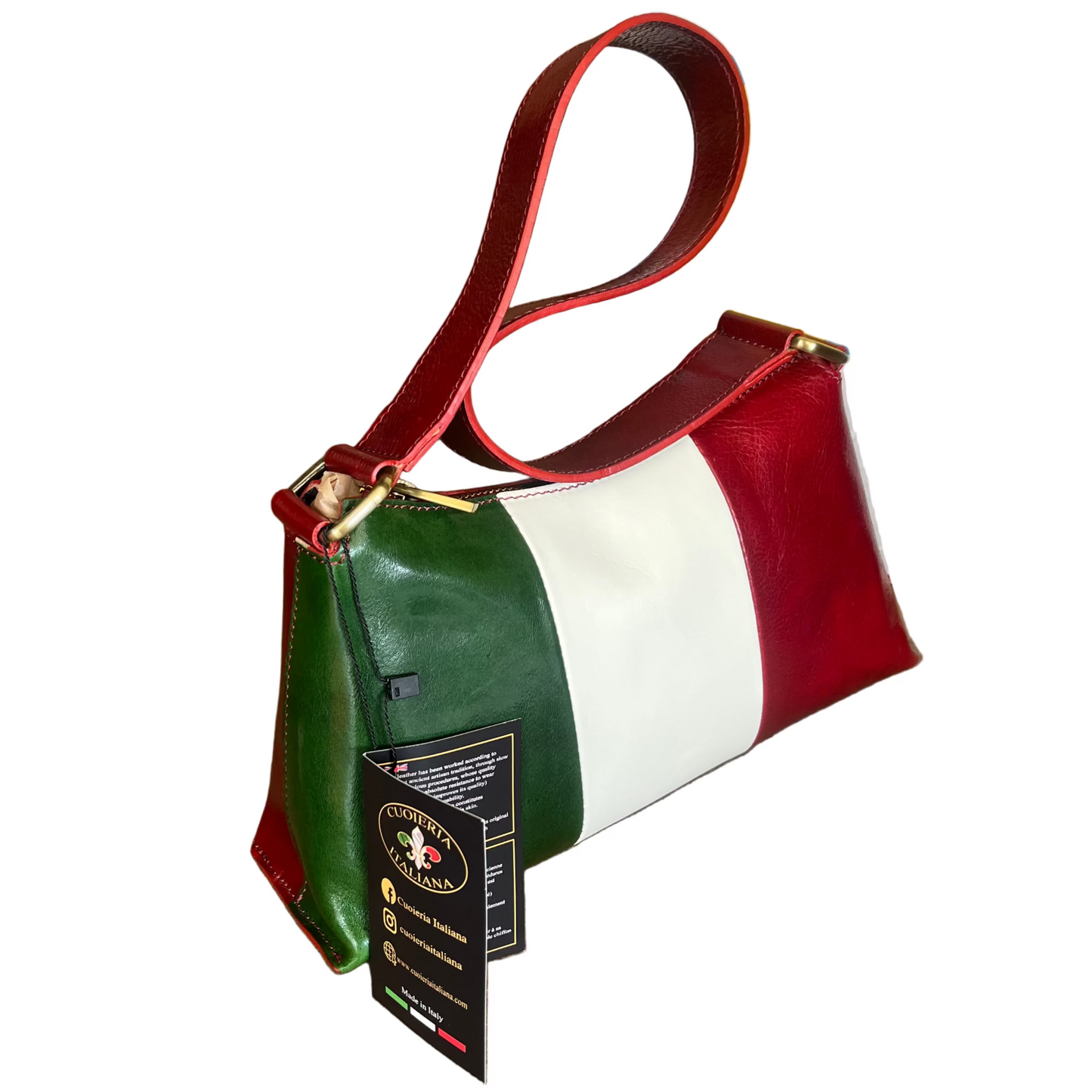 Minerva borsa made in Italy | Borsa a spalla in pelle