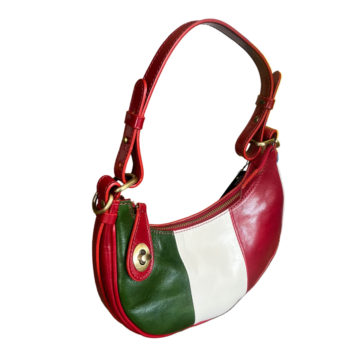Eterna – Borsa a mezzaluna in pelle | Borsa piccola artigianale Made in Italy – Cuoieria Italiana
